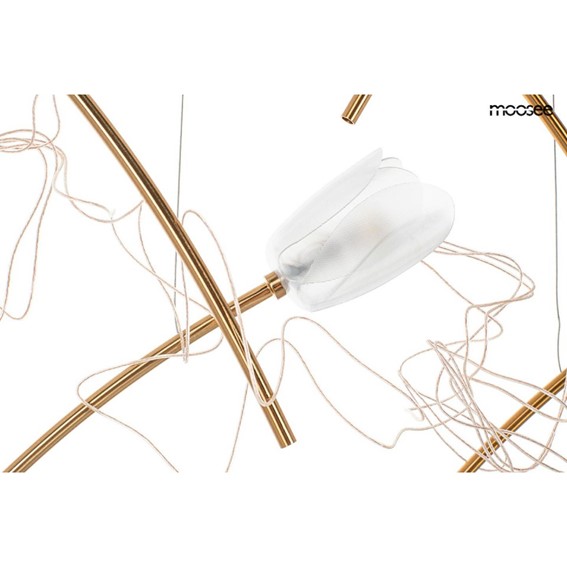 Lampa Wisząca TULIPPE 14 LINE Złoty