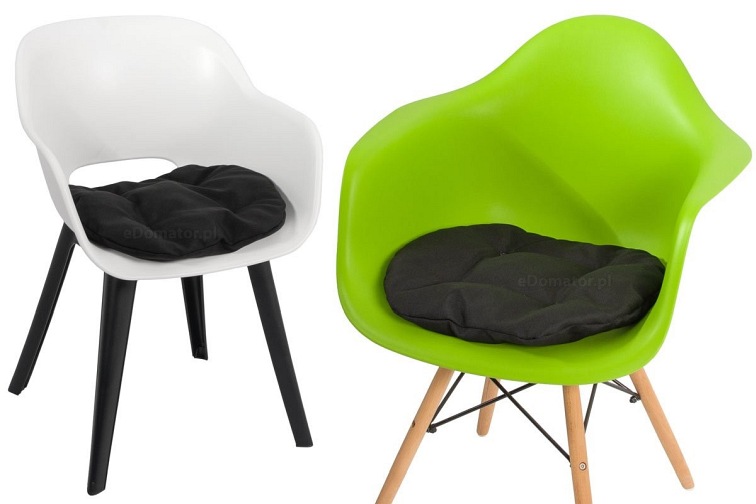 Poduszka na Krzesło KAMILA  40cm Czarny