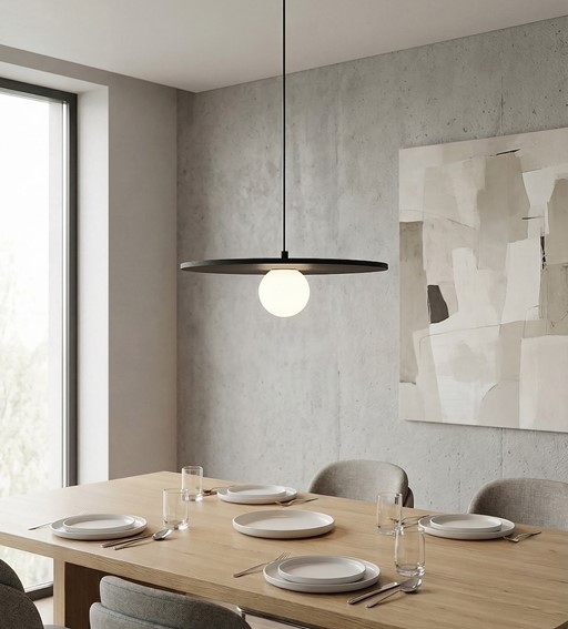 Lampa Wisząca CALMA 1 Czarny