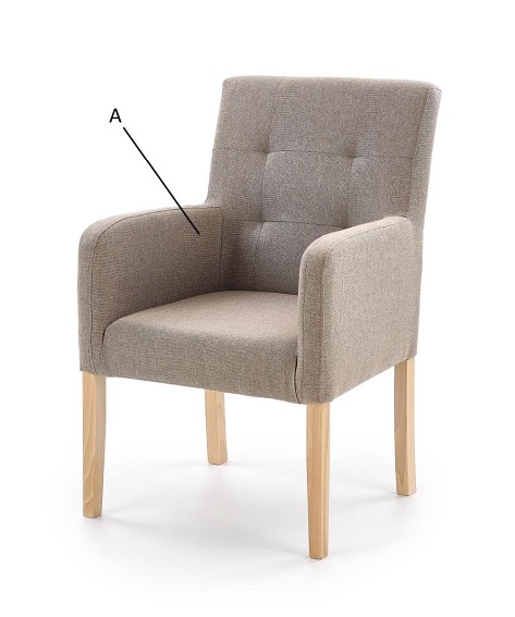 FILO fotel dąb miodowy / tap: Inari 23