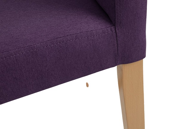 Stołek Barowy Wilton Bar 47x40x104 Jagodowy/Naturalny