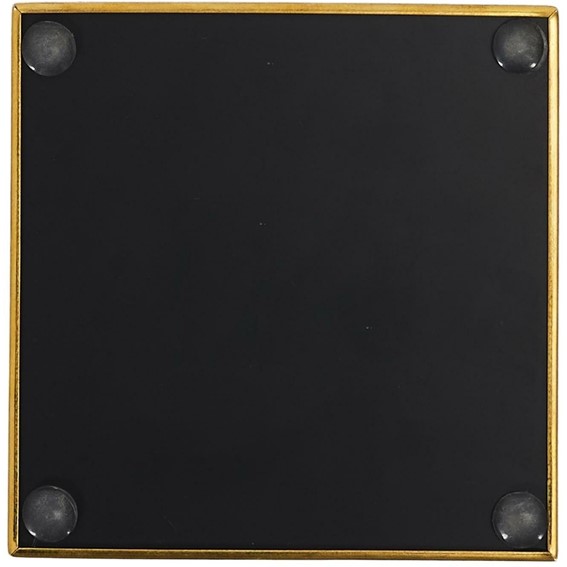 Podstawka Lustrzana Kwadratowa Złoty