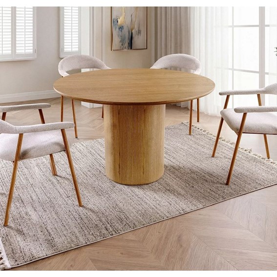 Krzesło LAGOS D Raven Jasny Beż/Dąb