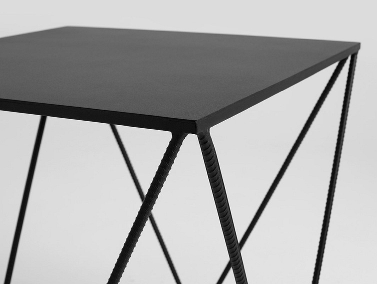 Stolik DARYL METAL 55 Czarny