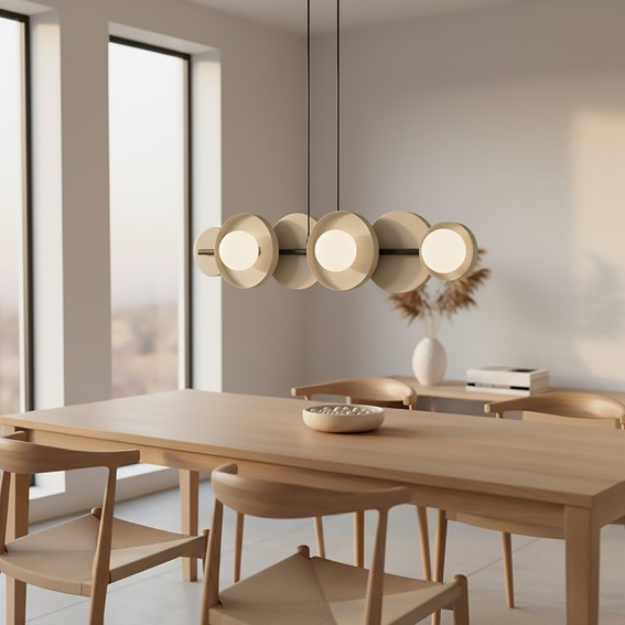 Lampa Wisząca MODEL 6 Beżowy