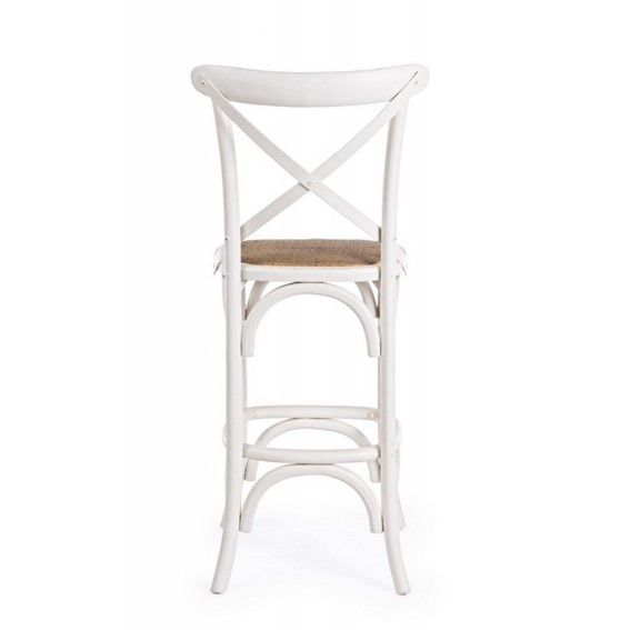Krzesło Barowe CROSS Biały