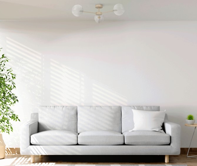 Lampa Sufitowa CASOLI K-5710 Transparentny/Beż