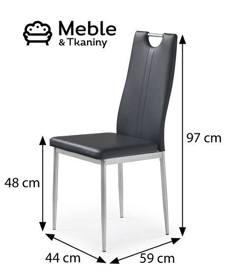 Krzeslo K202 Czarny Sklep Mebletkaniny Pl
