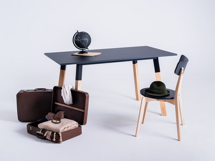 Stół Jadalniany Prato 140x80 Czarny