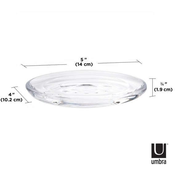 Mydelniczka DROPLET Przezroczysty