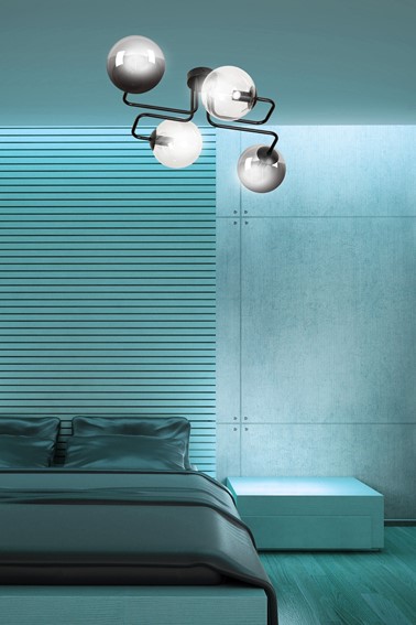 Lampa Sufitowa BRENDI 4 MIX3 Czarny