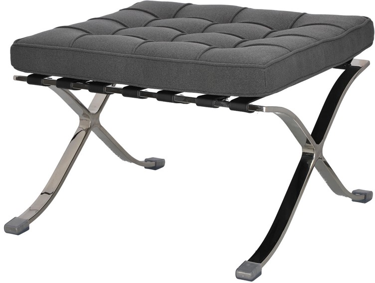 Podnóżek BA1 Tkanina Antracyt