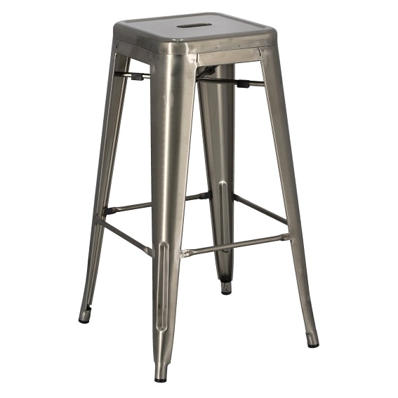 Hoker Paris Tolix 44x44x75 Srebrny