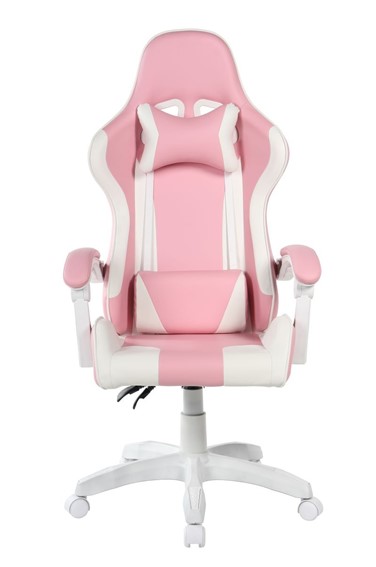 Fotel Obrotowy Gamingowy FB18-FX Różowy/Biały