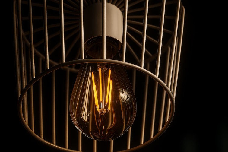 Lampa Wisząca METIS K-8232 Złoty/Czarny