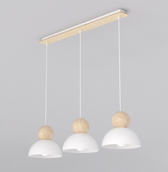 Lampa Wisząca KAKI 3 Biały