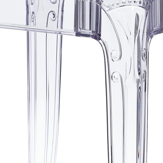 Stół GHOST 80x120cm transparentny