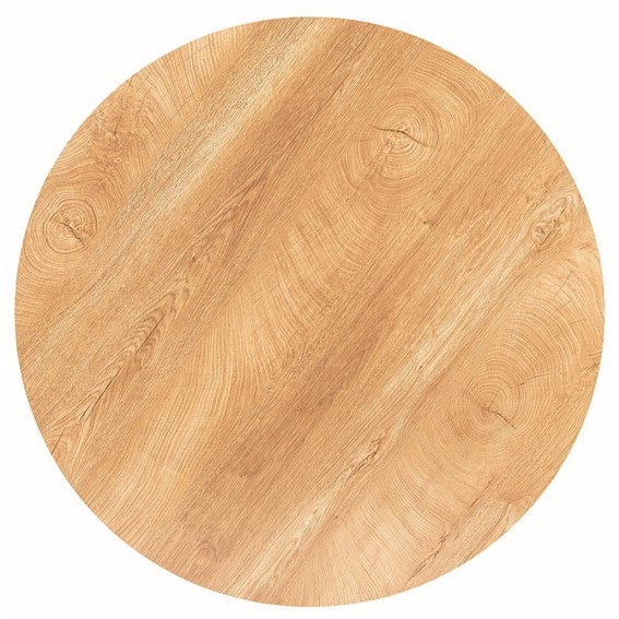 Stół TALIA II fi90 Czarny/Dąb