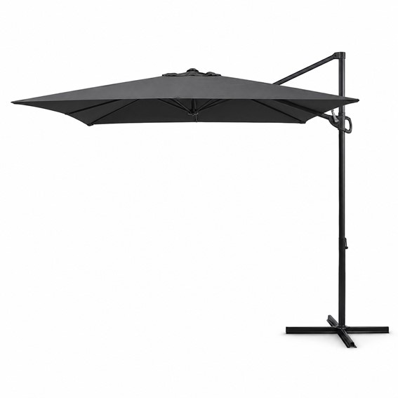 Parasol Ogrodowy LUMERO 3.0 Ciemny Szary