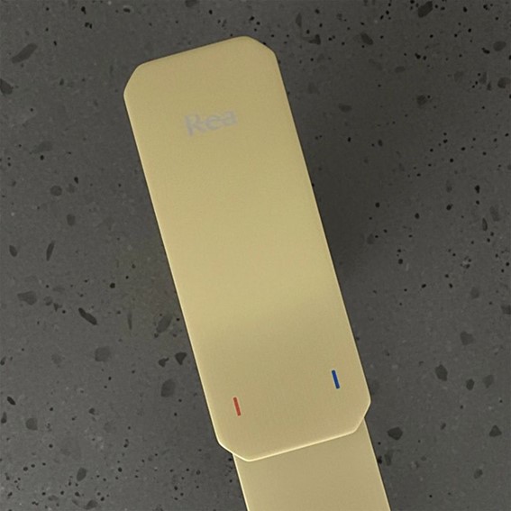 Bateria Umywalkowa Wysoka ARLO Złoty Szczotkowany