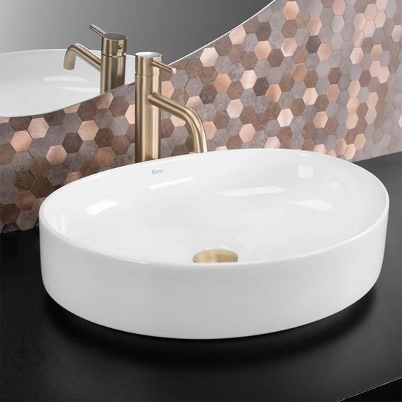 Umywalka Nablatowa SABINA Biały