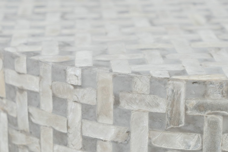 Stolik Okrągły AV1730-28GB 41x46 Szary