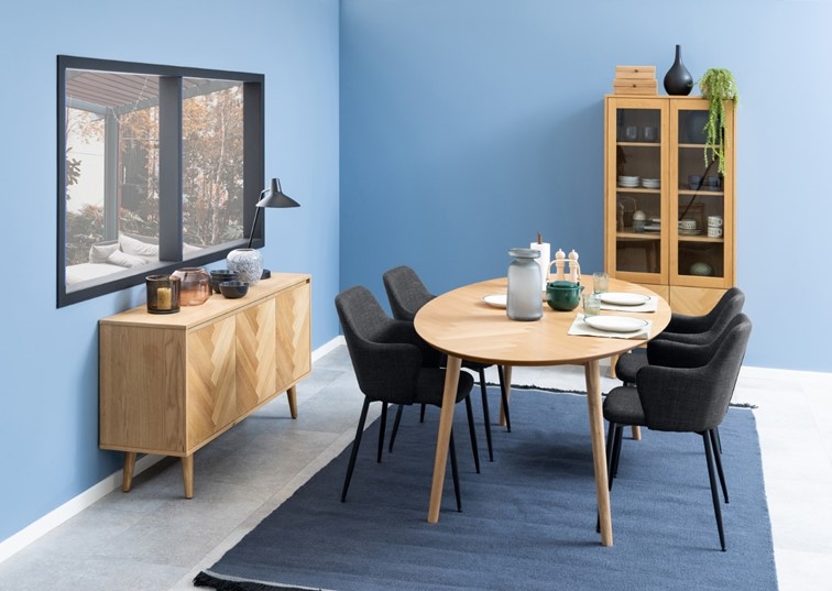 Krzesło ILSA z Podłokietnikami Szary Ciemny