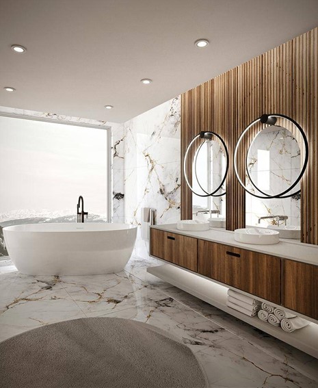 Lampa Ścienna HOOP 80 Czarny