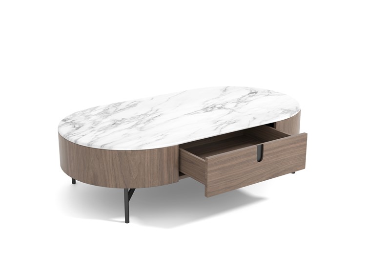 Stolik Kawowy SILARIO SA06 140x75cm Brązowy