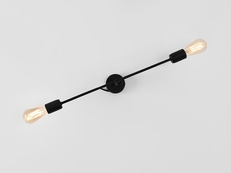 Lampa ścienna TWIGO WALL 2 L – czarny