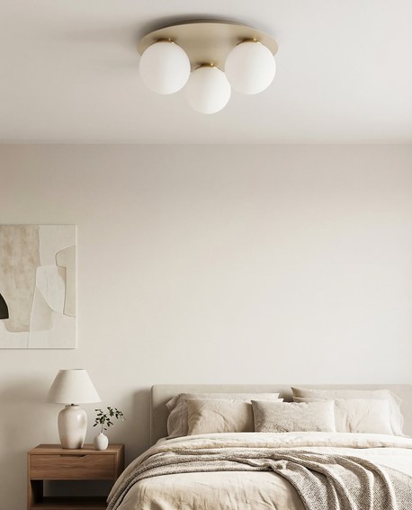 Lampa Sufitowa SOLAR 3 Beżowy/Biały