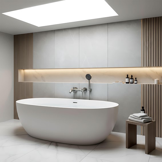 Bateria Wannowa FOSTER Nikiel Szczotkowany