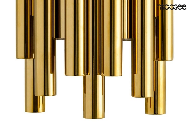 Lampa ścienna ORGANO Złota