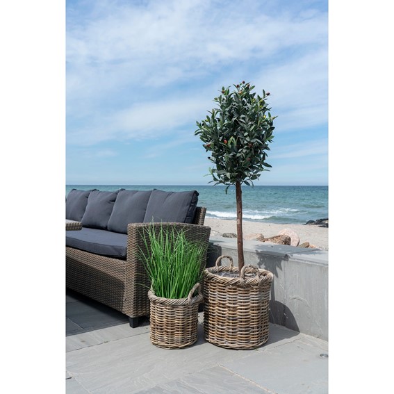 Zestaw 2 Koszy Dekoracyjnych GILI Naturalny