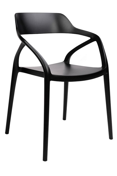 Krzesło Gloria 54x57x79 Czarny