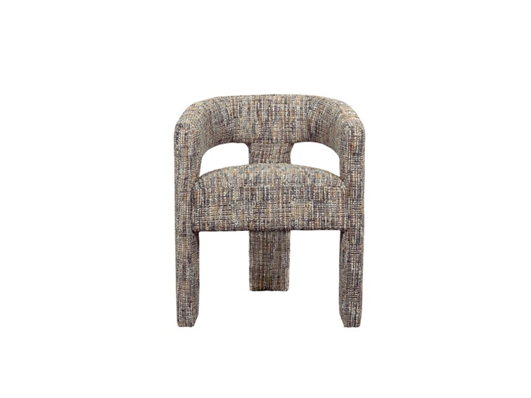 Krzesło  LEITH LET71MB Melanż Szary