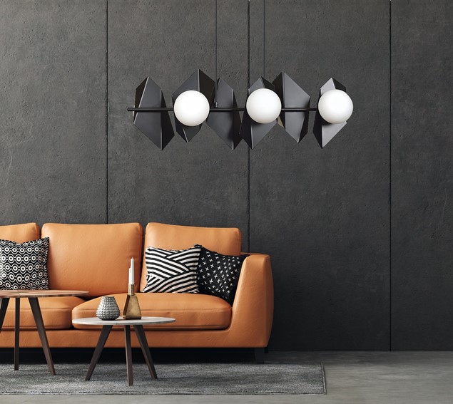 Lampa Wisząca DRIFTON 6 Czarny