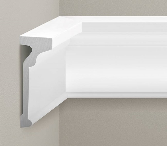 Listwa Naścienna Gładka LNG-11 240 cm Biały