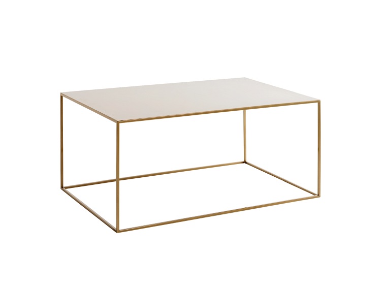 Stół Kawowy Tensio Metal 100x60 Złoty