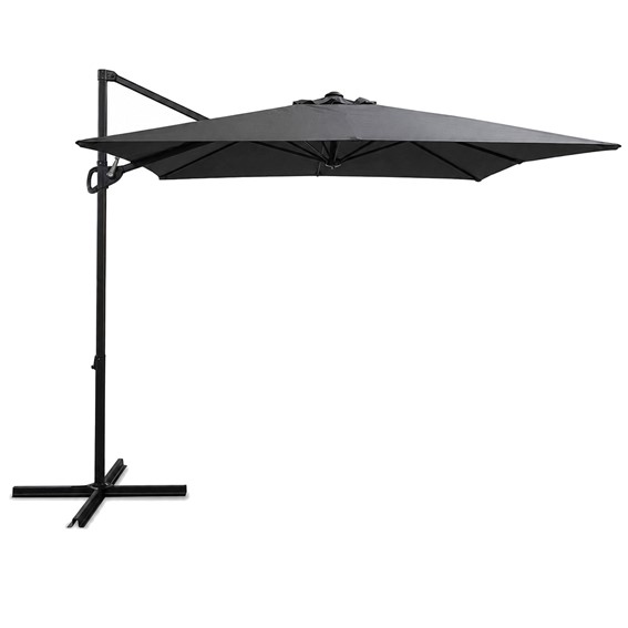 Parasol Ogrodowy LUMERO 3.0 Ciemny Szary