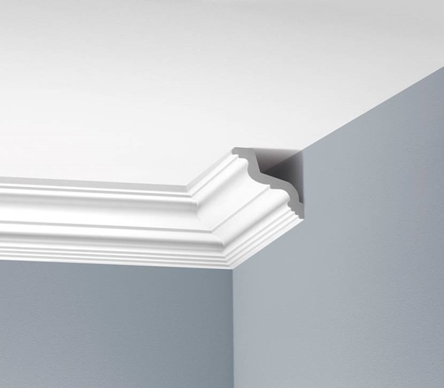 Listwa Gzymsowa Gładka LGG-32 240 cm Biały