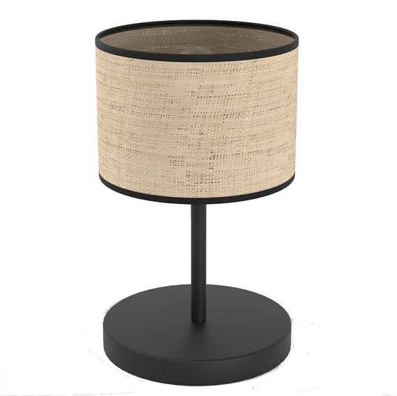 Lampa Biurkowa ECO LN1 Czarny/Rattan