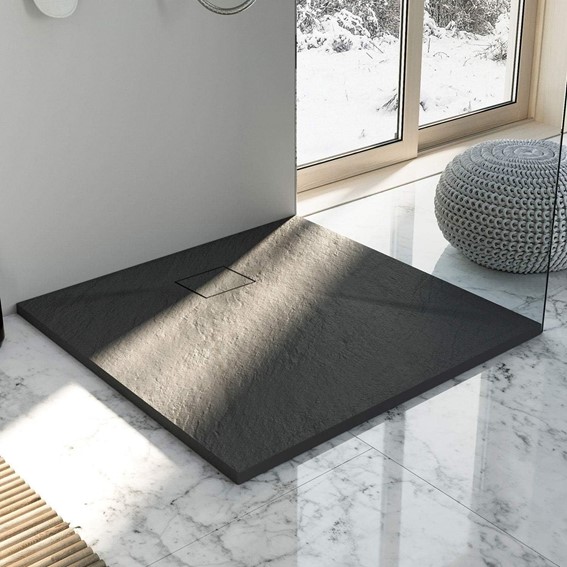 Brodzik Prysznicowy MAGNUM 90x90 Czarny