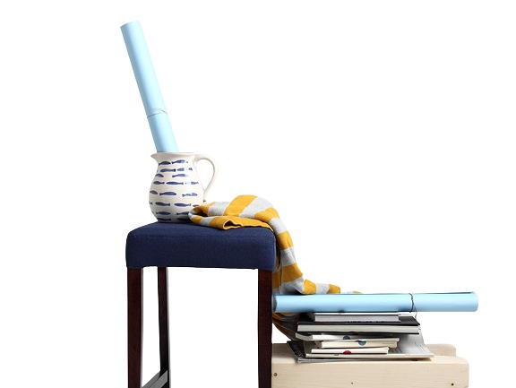 Stołek Barowy Wilton 41x45x67 Atramentowy/Orzech