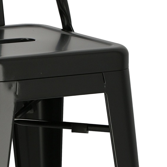 Hoker PARIS BACK short 66cm czarny insp. Tolix