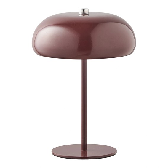 Lampka Nocna MARGATE Bordowy