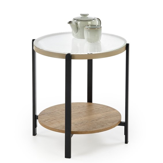 Ława KAMALA S fi53 Naturalny/Czarny