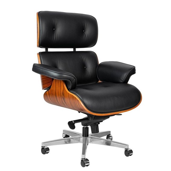 Fotel Biurowy LOUNGE GUBERNATOR Czarny