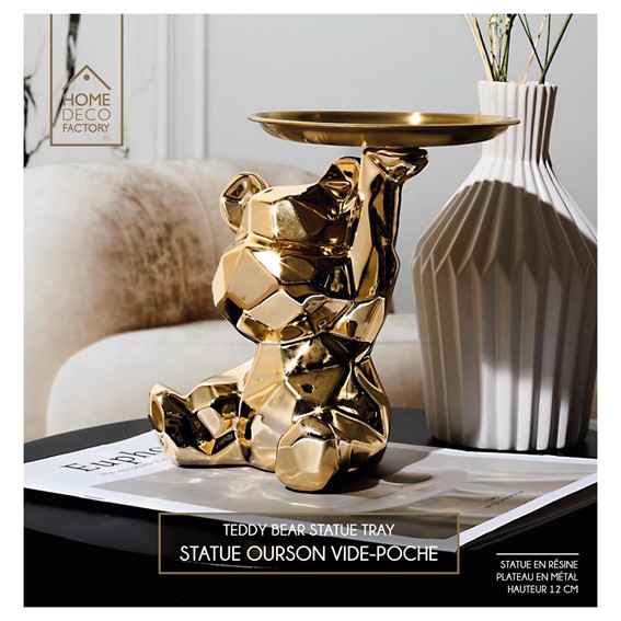 Figurka Origami Miś Złoty