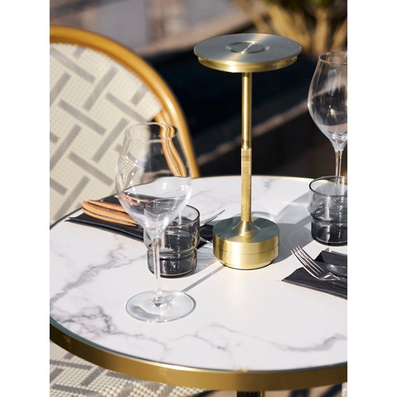 Stół Bistro HOUSE NORDIC fi60 Biały Marmur